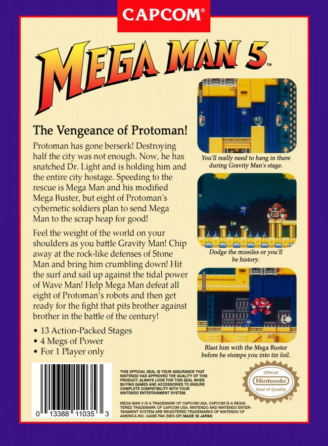 Mega Man 5 – Nintendo Entertainment System (NES)
