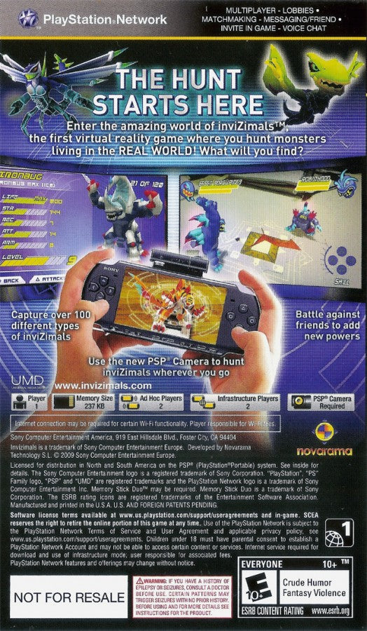 Invizimals – PlayStation Portable (PSP)