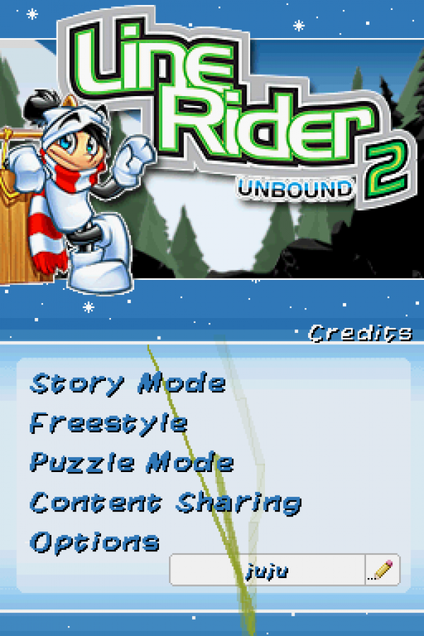Line Rider 2: Unbound – Nintendo DS (DS)