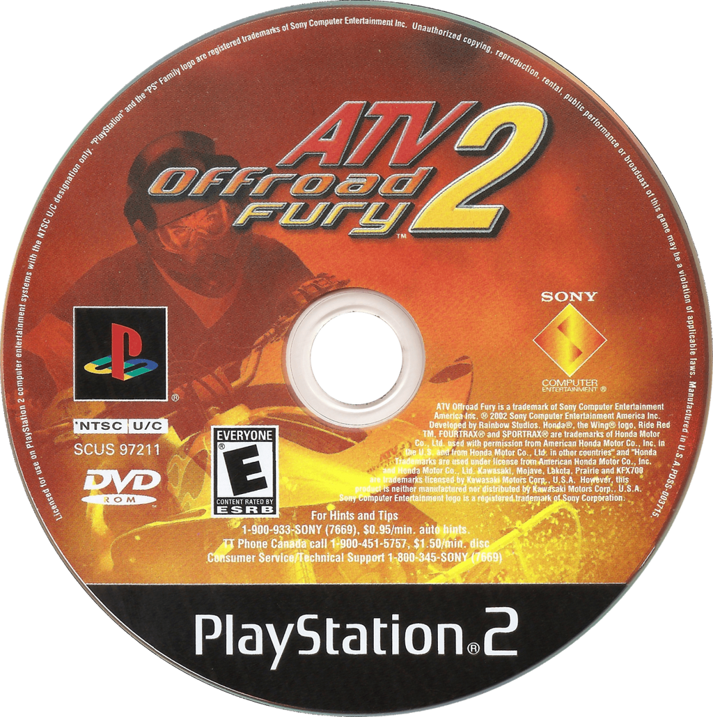 ATV Offroad Fury 2 – PlayStation 2 (PS2)