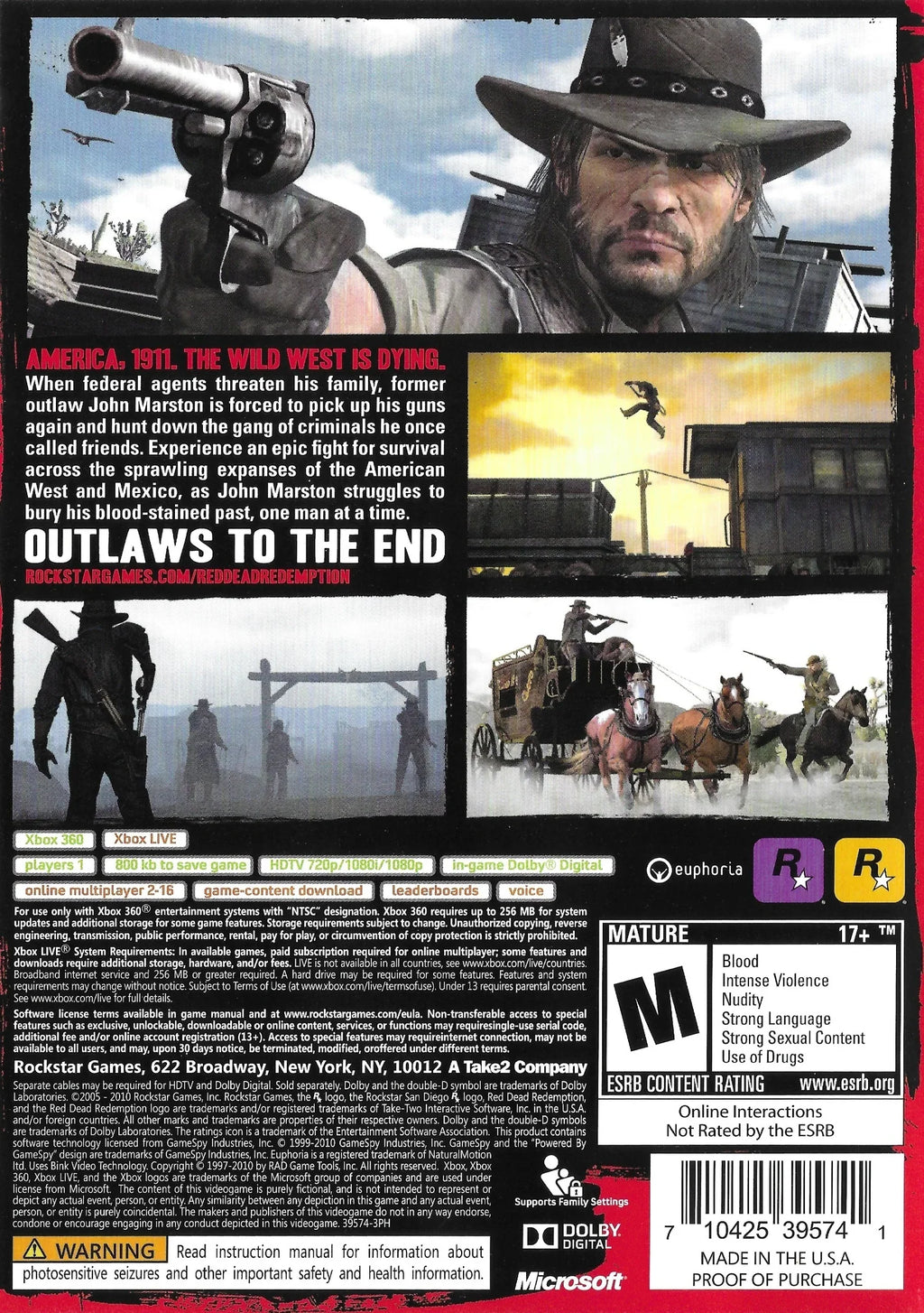 Red Dead Redemption [Platinum Hits] – Xbox 360 (X360)