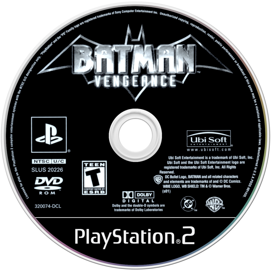 Batman: Vengeance – PlayStation 2 (PS2)
