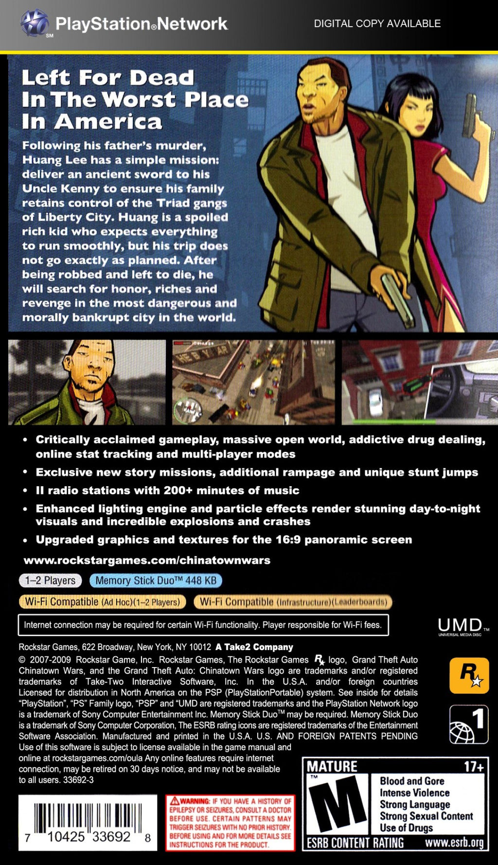Grand Theft Auto: Chinatown Wars – PlayStation Portable (PSP)
