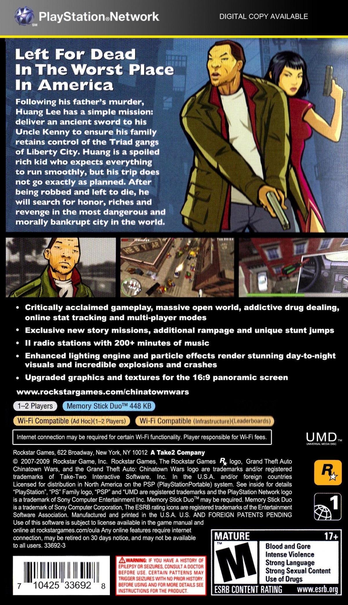 Grand Theft Auto: Chinatown Wars – PlayStation Portable (PSP)