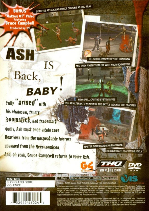 Evil Dead: Fistful of Boomstick – PlayStation 2 (PS2)