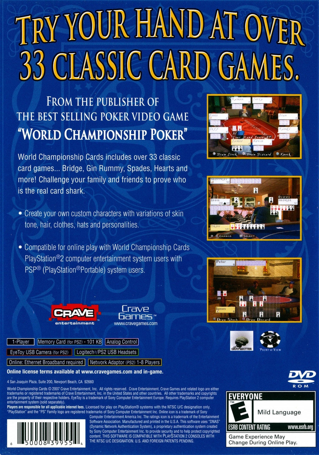 World Championship Cards — PlayStation 2 (PS2)