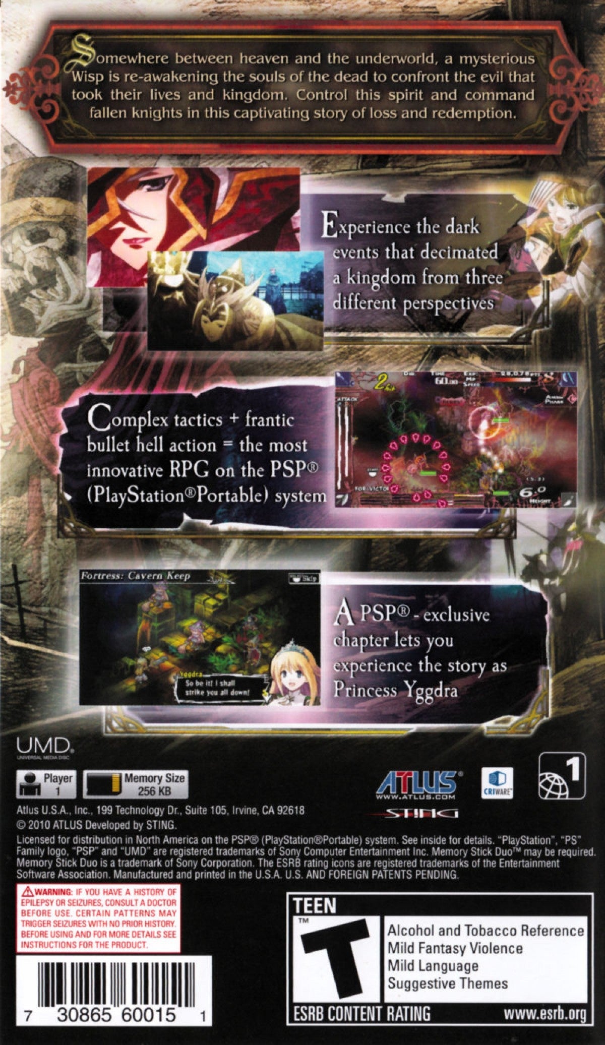 Knights in the Nightmare  – PlayStation Portable (PSP)