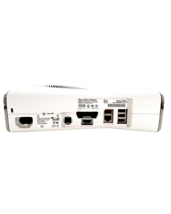 Xbox 360 Slim Console System (Xbox 360 S) [White] 250GB – Good Condition