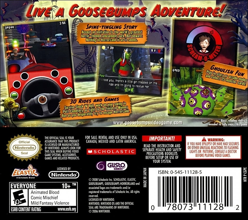 Goosebumps: Horrorland – Nintendo DS (DS)