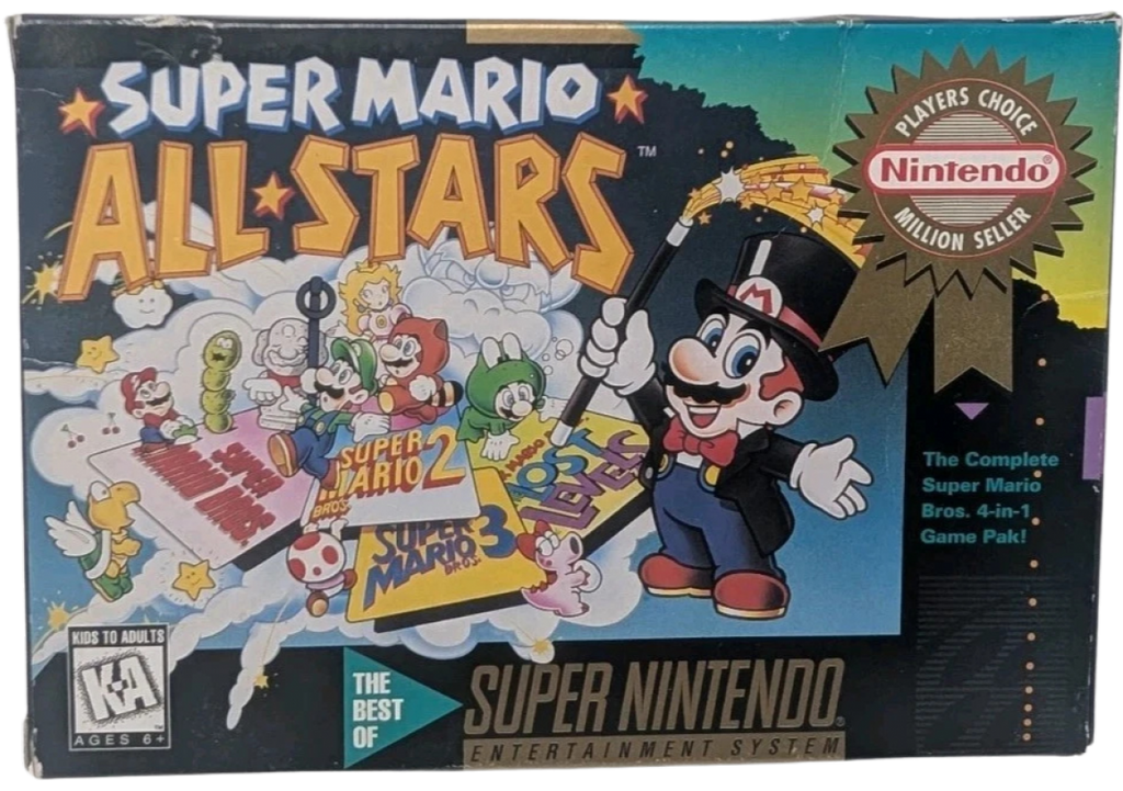 Super Mario All-Stars [Player's Choice] – Super Nintendo Entertainment System (SNES)