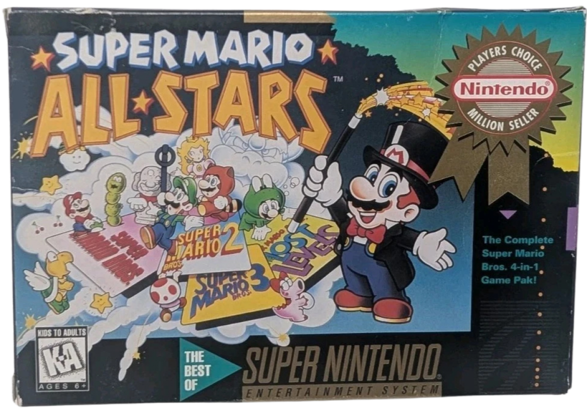 Super Mario All-Stars [Player's Choice] – Super Nintendo Entertainment System (SNES)