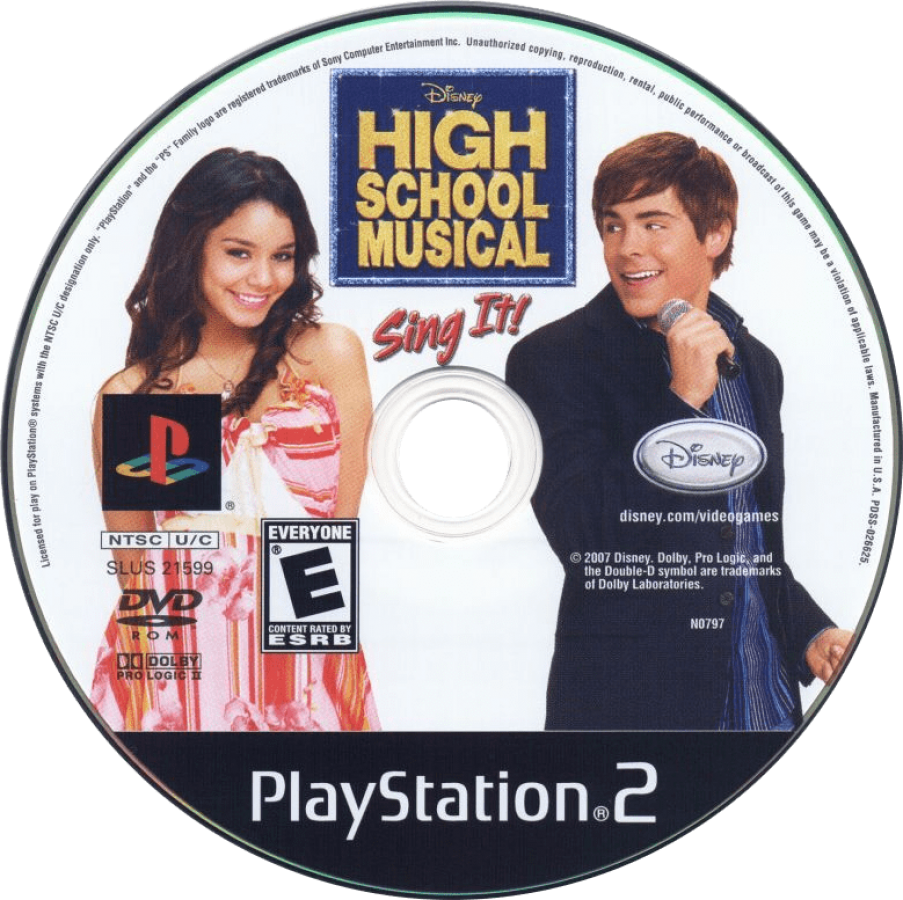 Disney Sing It: High School Musical – PlayStation 2 (PS2)