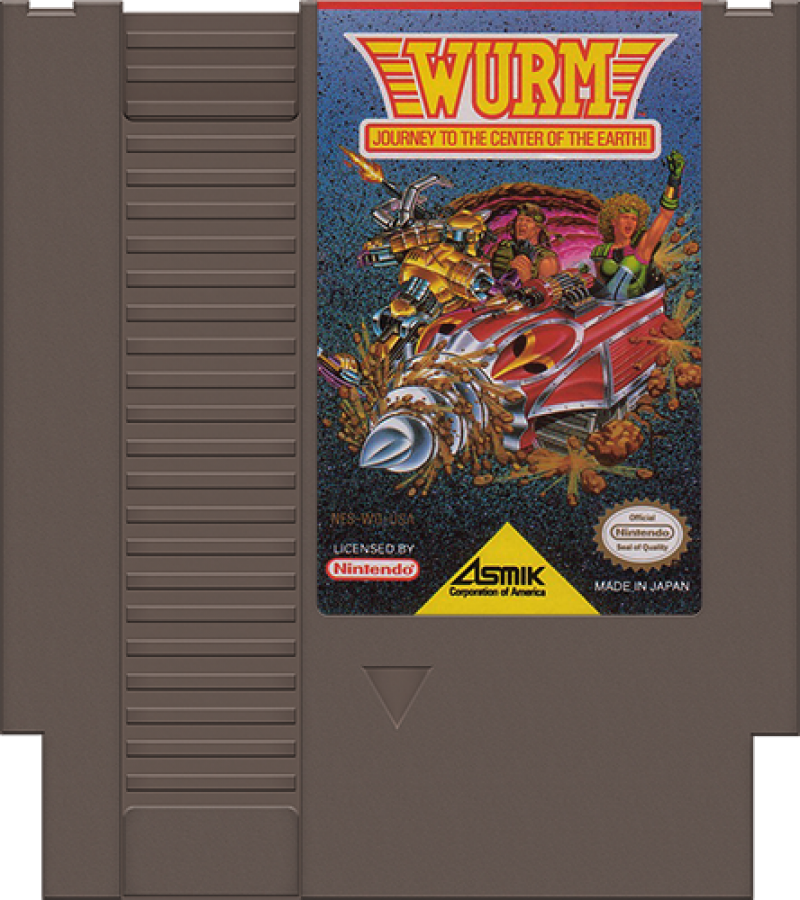 WURM: Journey to the Center of tthe Earth [CIB] – Nintendo Entertainment System (NES)