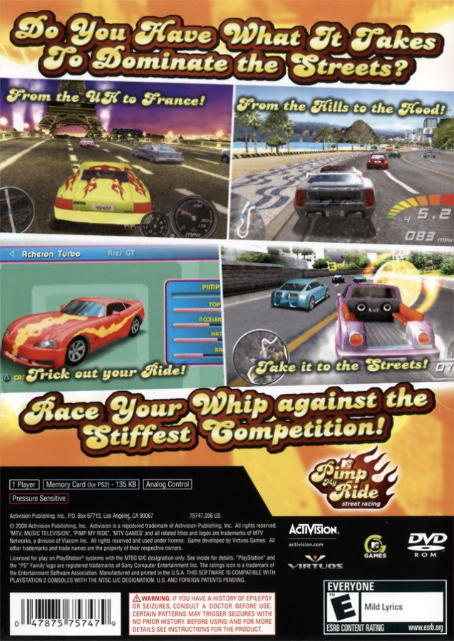 Pimp My Ride Street Racing – PlayStation 2 (PS2)