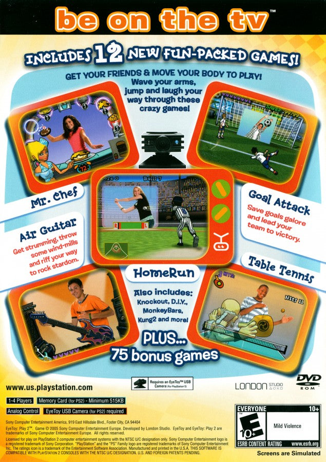 EyeToy: Play 2 – PlayStation 2 (PS2)