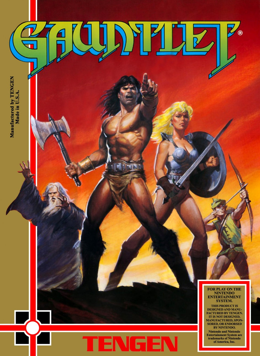 Gauntlet [Tengen] – Nintendo Entertainment System (NES)