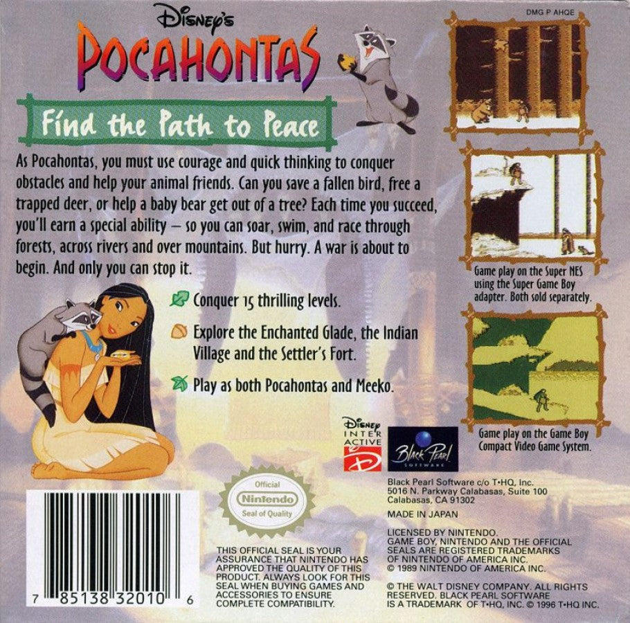 Pocahontas – Game Boy (GB)