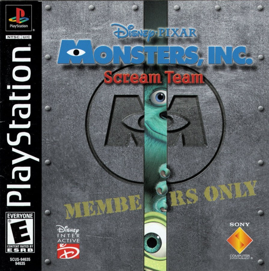 Disney Pixar Monsters Inc: Scream Team – PlayStation 1 (PS1)