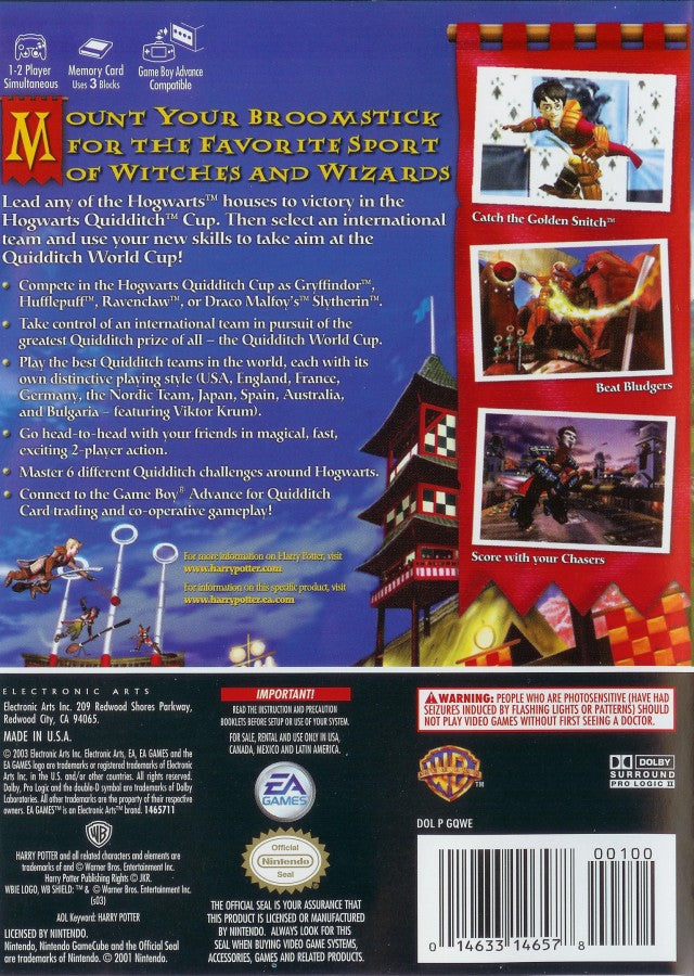 Harry Potter: Quidditch World Cup – GameCube (GC)