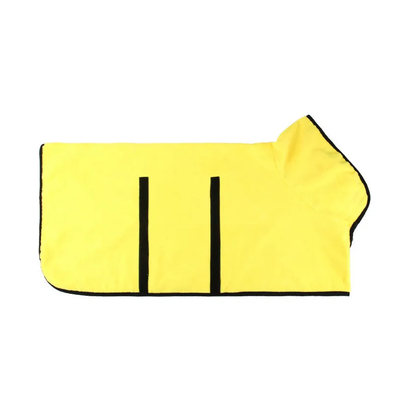 Microfiber Pet Bathrobe | Fast-Drying Dog Towel Robe