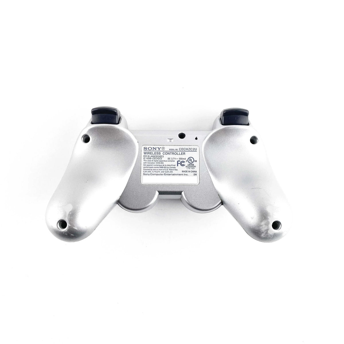 PlayStation 3 (PS3) Dualshock 3 Controller [OEM][Silver][Scratch and Scuff] – PlayStation 3 Accessory (PS3)