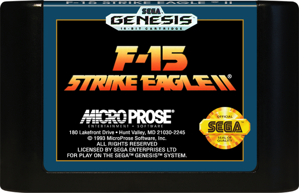 F-15 Strike Eagle II  – Sega Genesis (GEN)