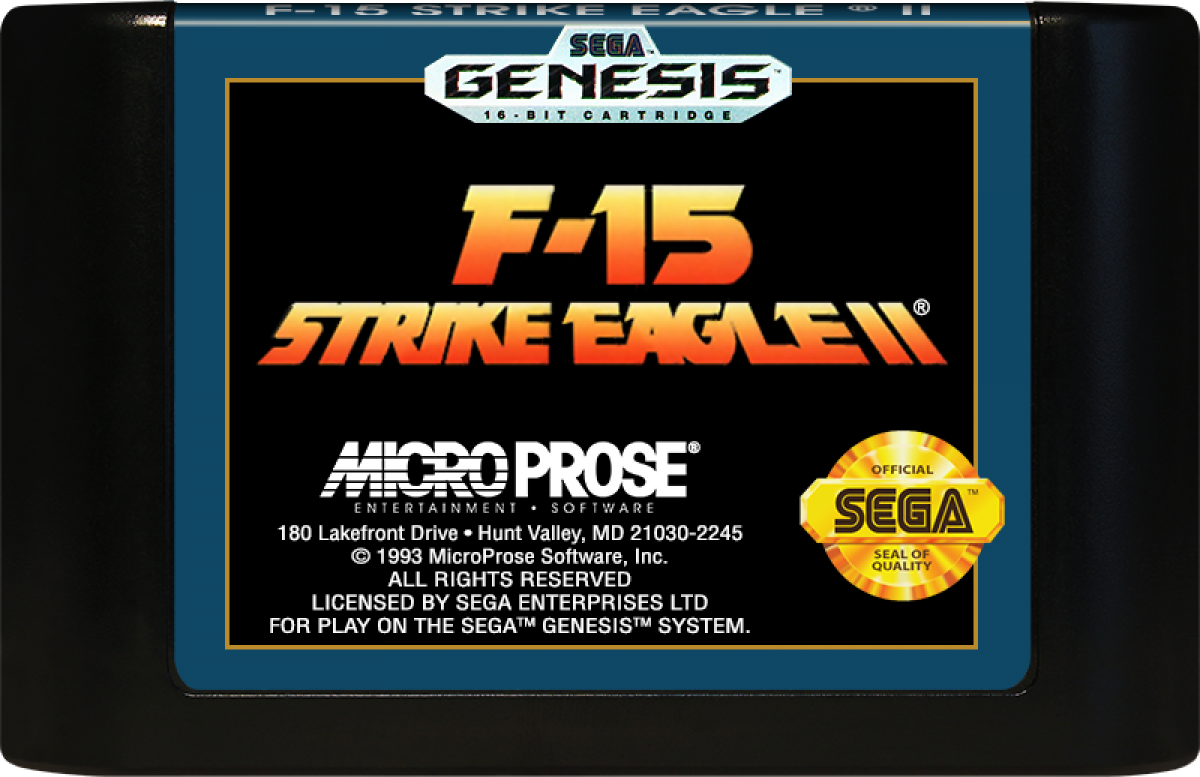 F-15 Strike Eagle II  – Sega Genesis (GEN)