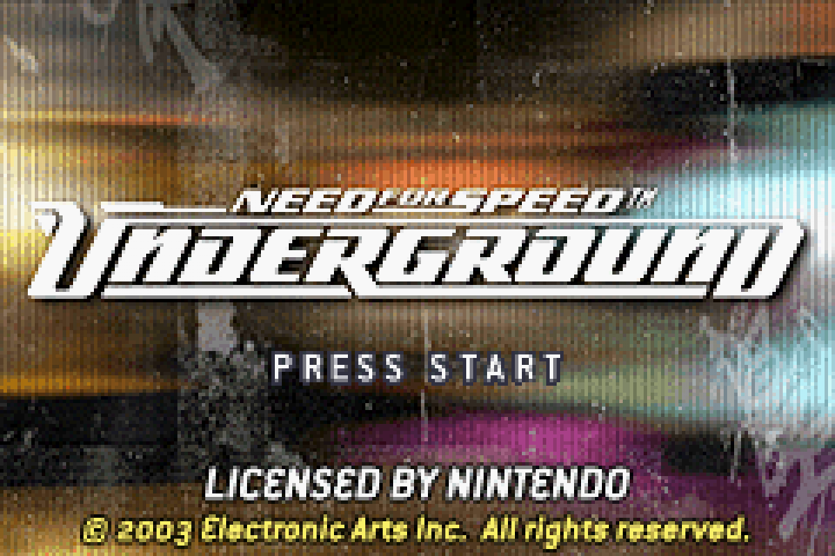 Need for Speed: Underground  – Game Boy Advance (GBA)