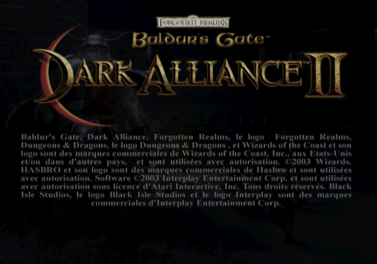 Baldur's Gate: Dark Alliance 2 – PlayStation 2 (PS2)