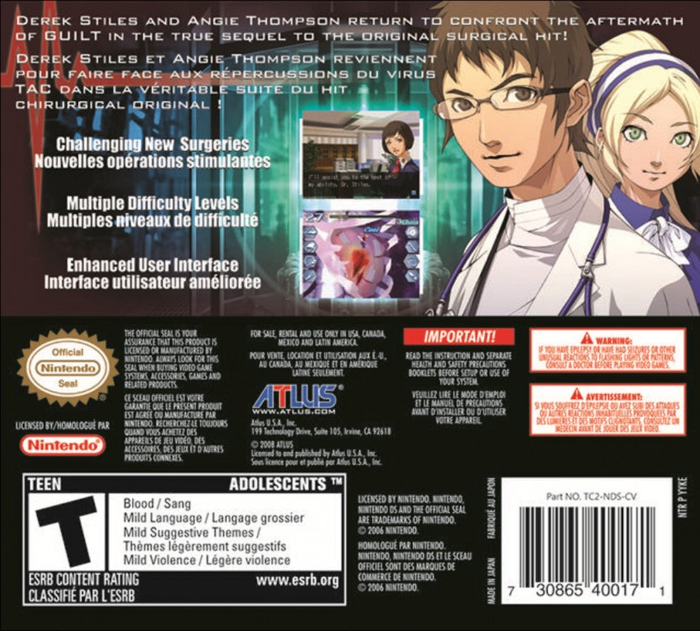 Trauma Center Under the Knife 2 – Nintendo DS (DS)