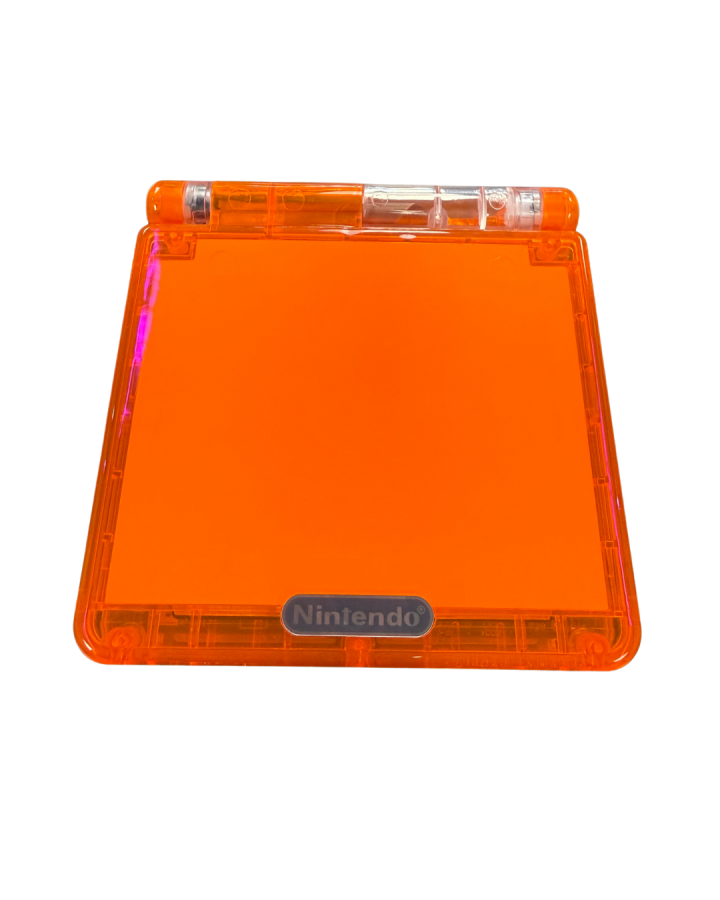 Game Boy Advance SP (GBA SP) [Custom Orange Shell] – Game Boy Advance SP (GBA SP)