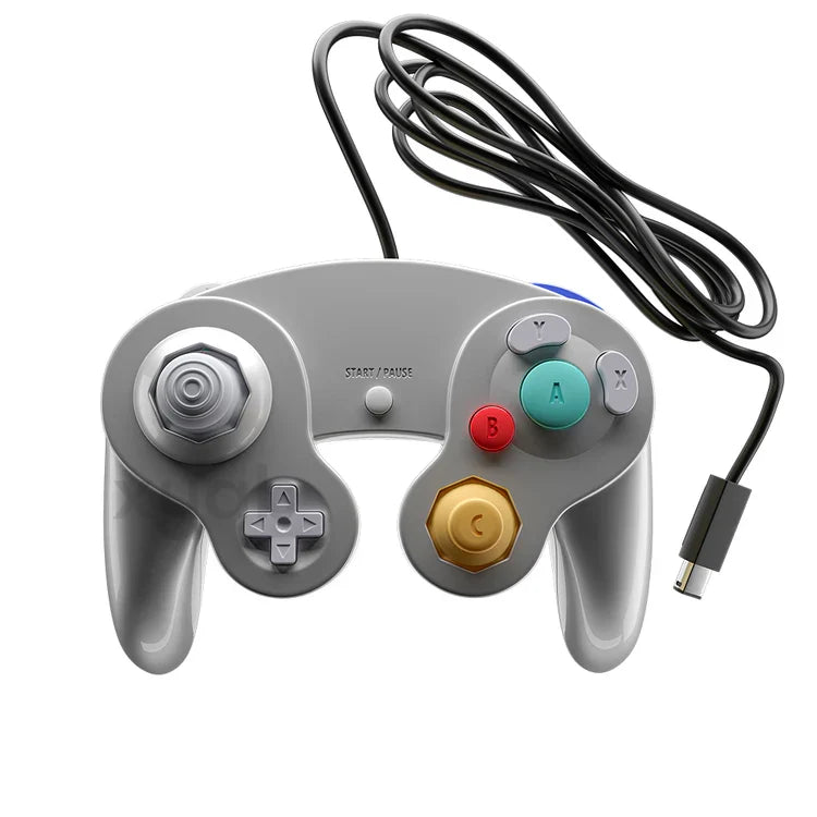 Wired Controller for GameCube/Wii [Silver] – Nintendo Gamecube/Wii Accessory