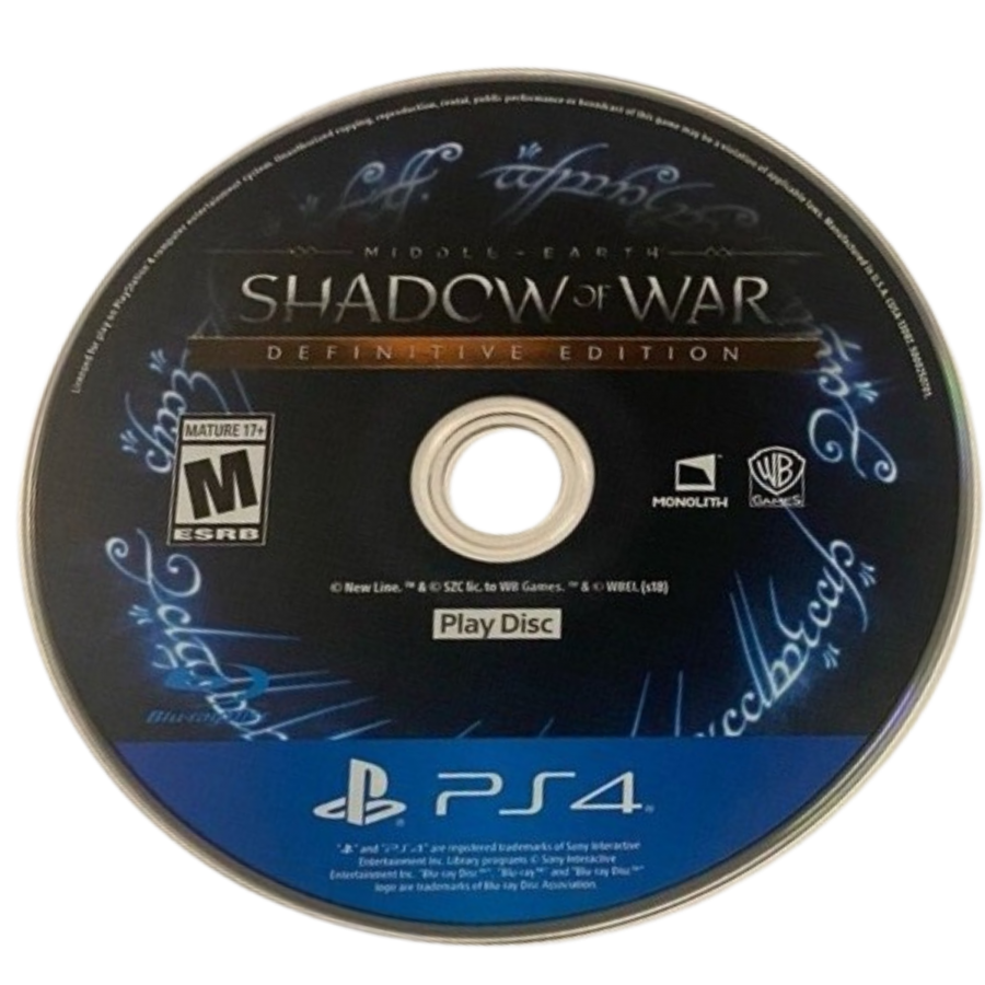 Middle Earth: Shadow of War [Definitive Edition] – PlayStation 4 (PS4)