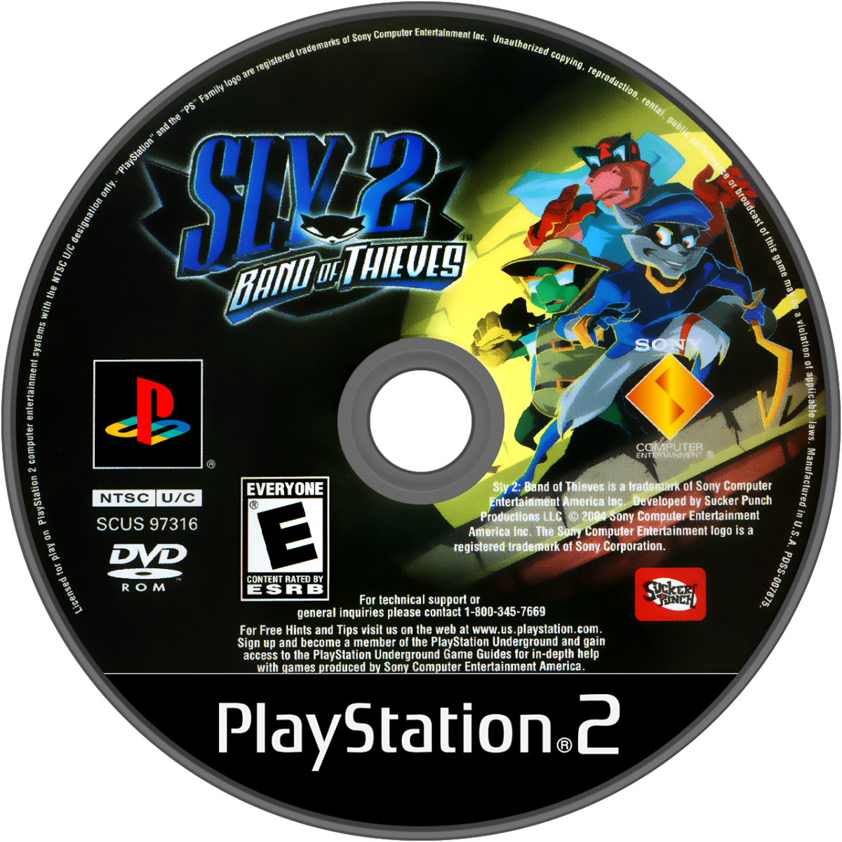Sly 2: Band of Thieves – PlayStation 2 (PS2)