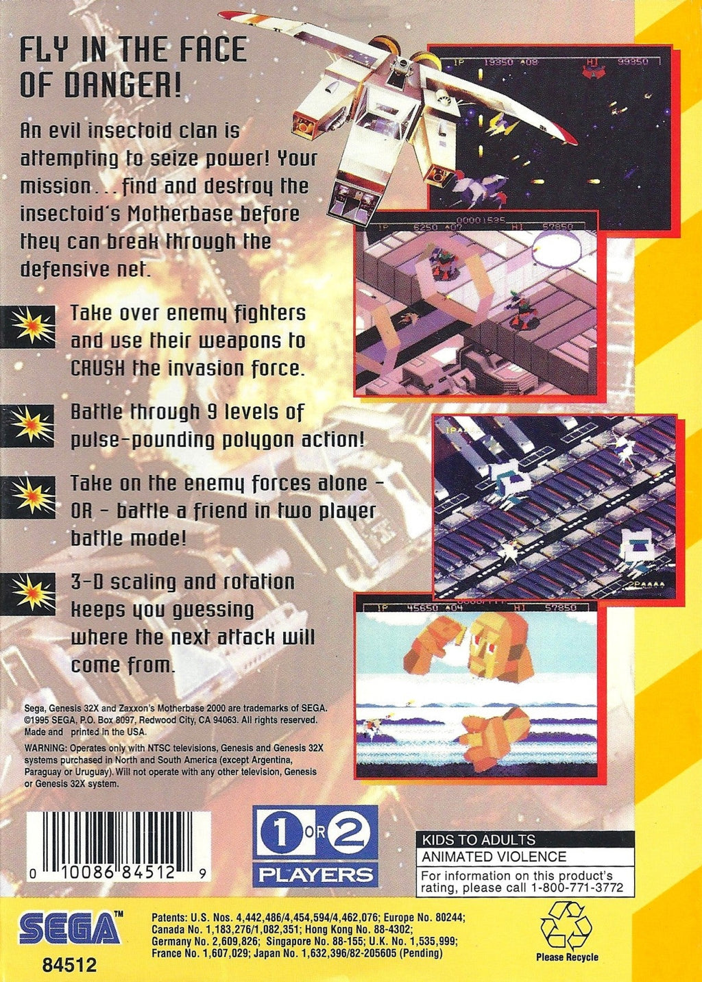 Zaxxon Motherbase 2000 – Sega 32X (32X)