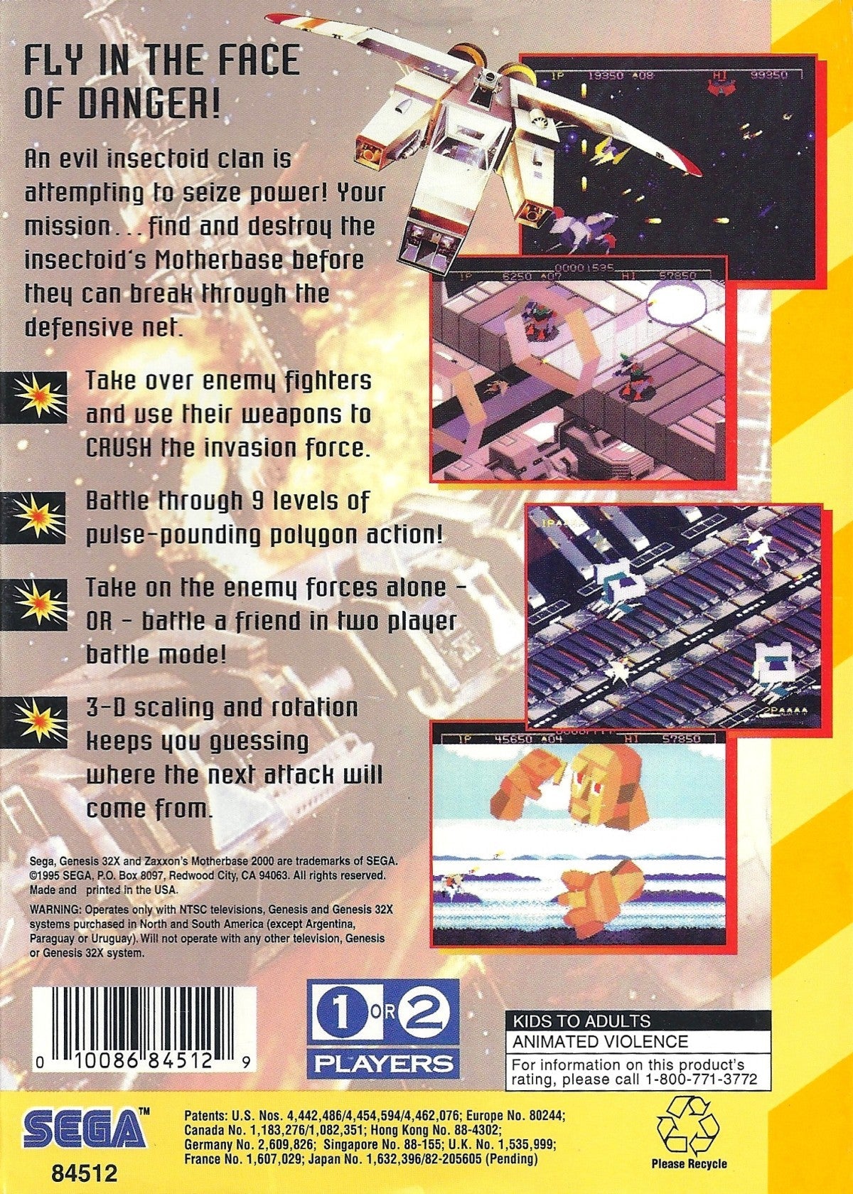 Zaxxon Motherbase 2000 – Sega 32X (32X)