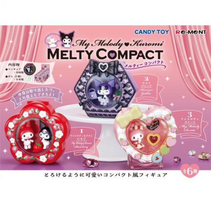 Re-ment My Melody Kuromi Melty Compact – Blind Box