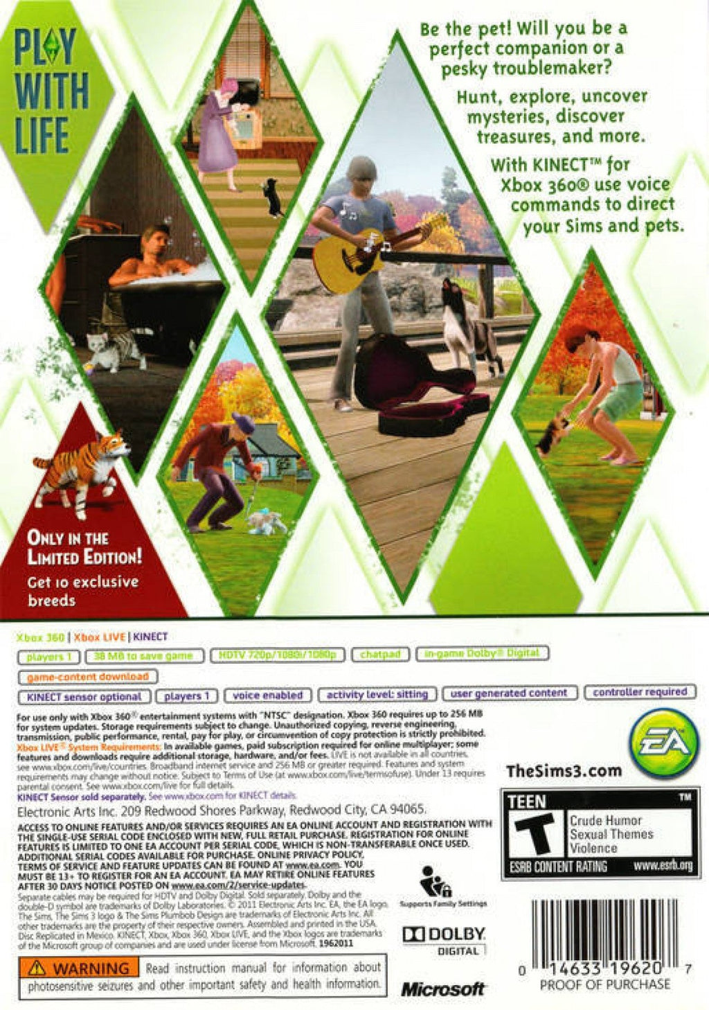 The Sims 3: Pets – Xbox 360 (X360)