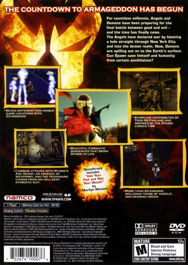 Spawn Armageddon – PlayStation 2 (PS2)
