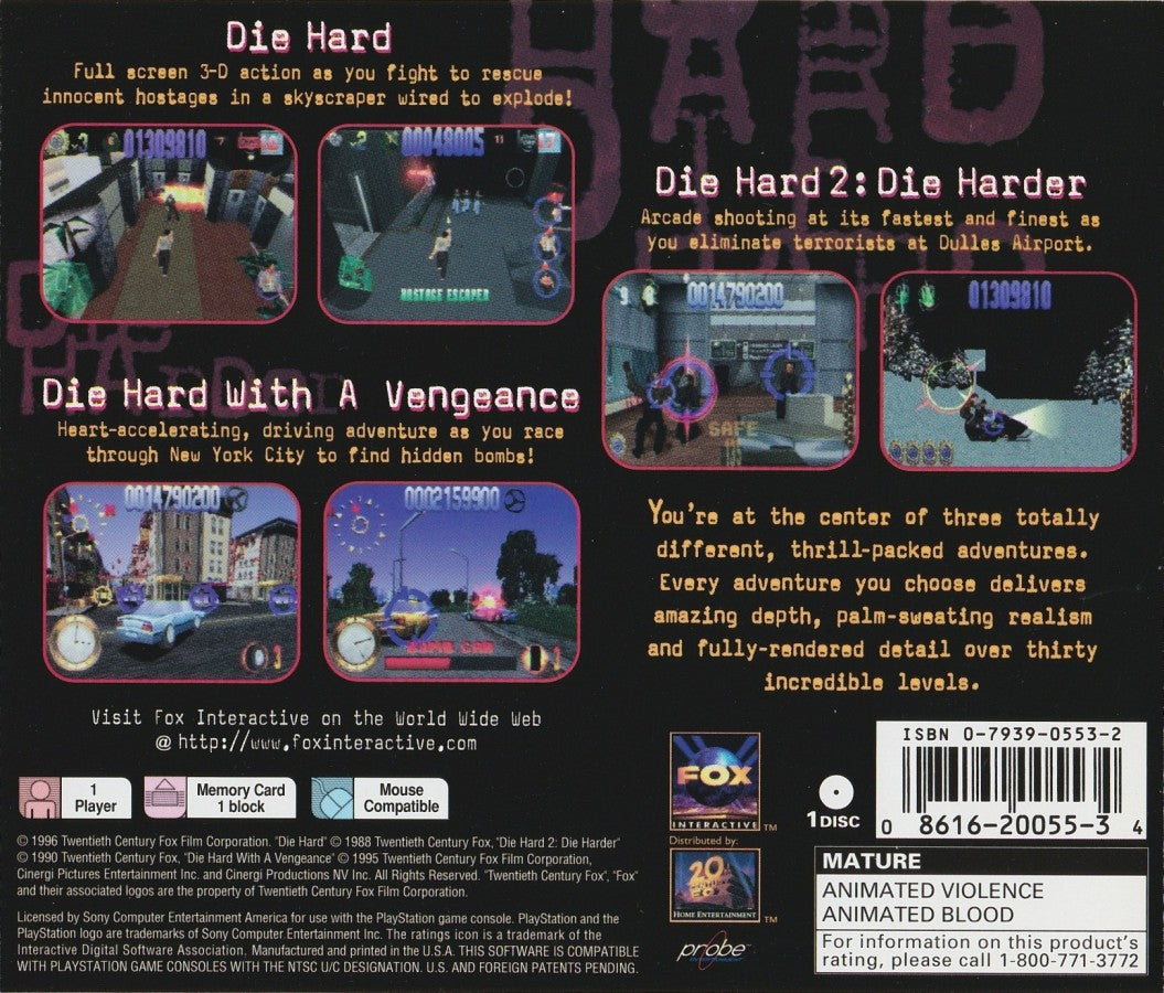 Die Hard Trilogy [Greatest Hits] – PlayStation 1 (PS1)
