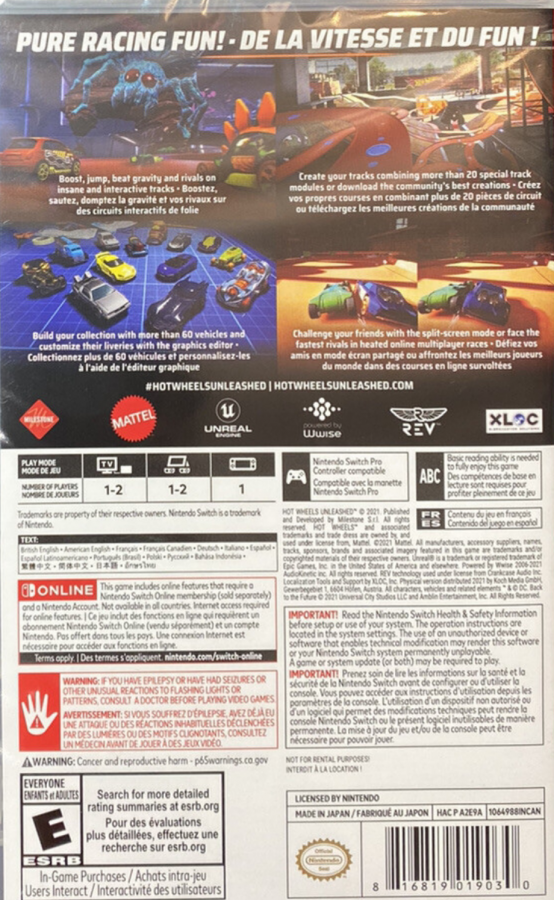 Hot Wheels: Unleashed – Nintendo Switch (NS)