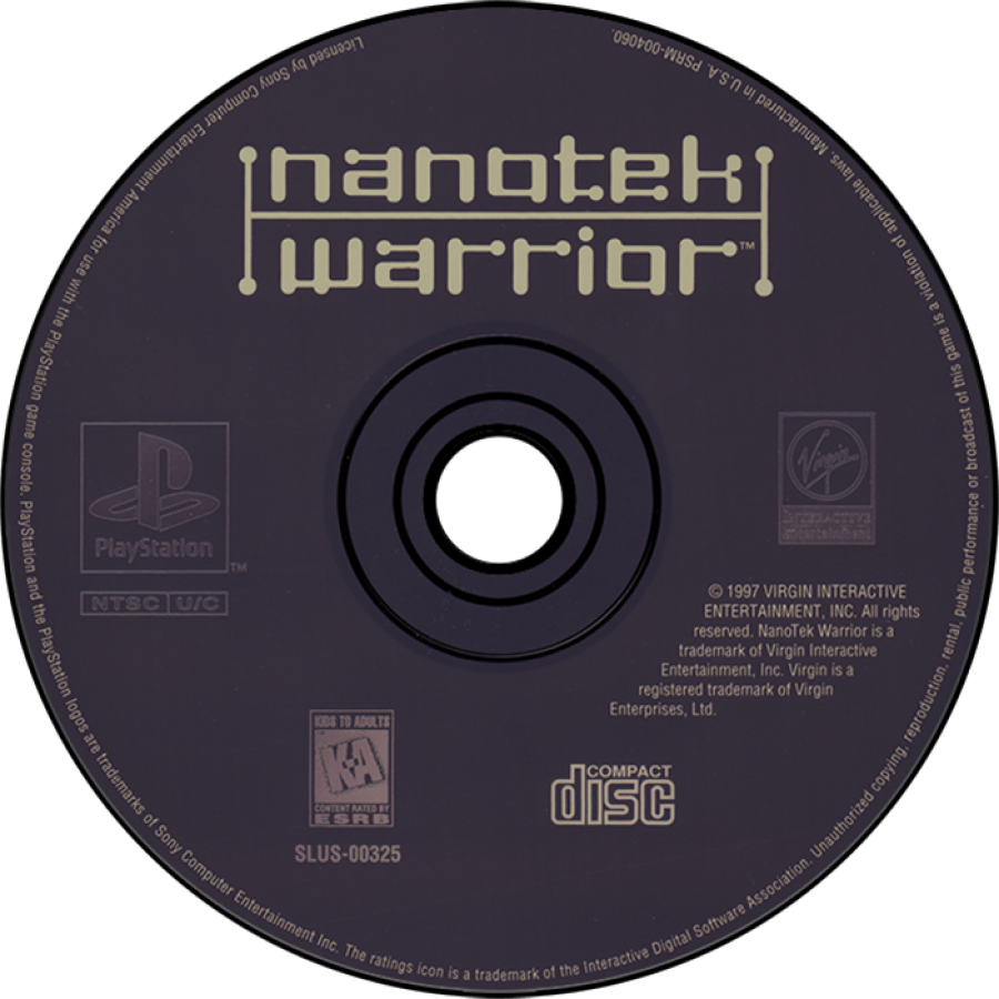 Nanotek Warrior – PlayStation 1 (PS1)