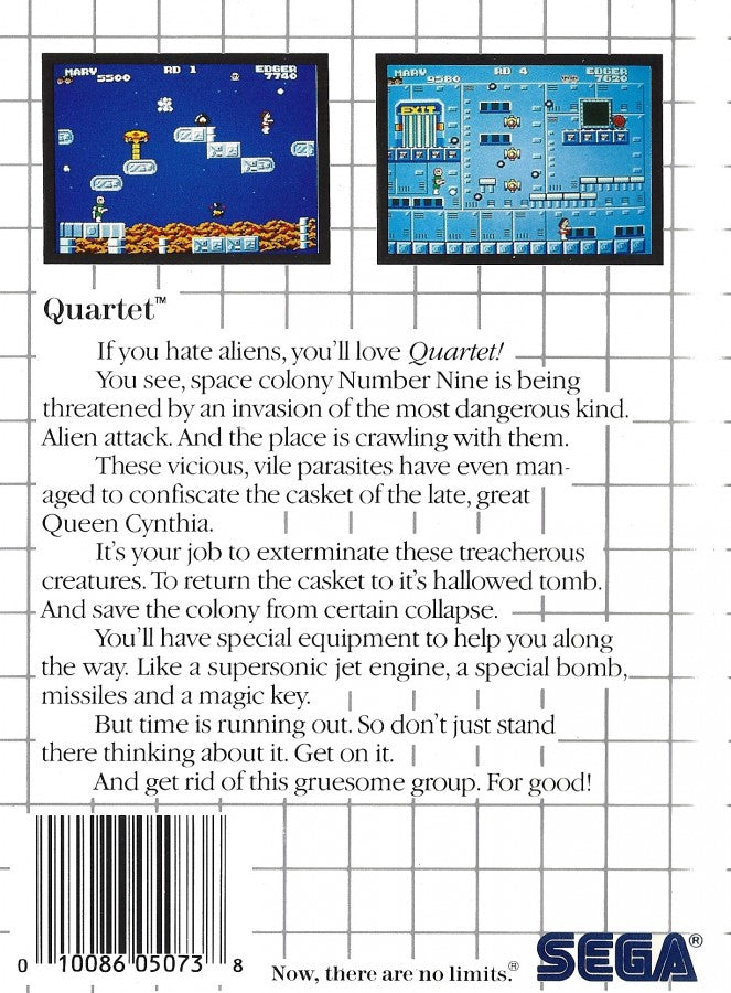 Quartet – Sega Master System (SMS)