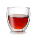 Lia Double-Walled Glass, 2.37 fl oz - Insulated Cup for Hot & Cold Drinks