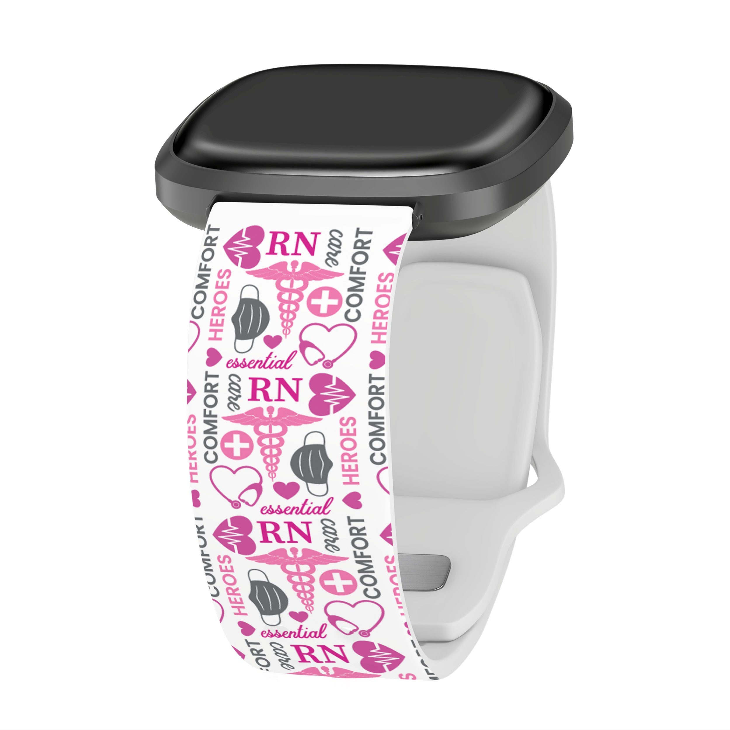 Nursing HD Fitbit Versa 3 and Sense 1 Watch Band
