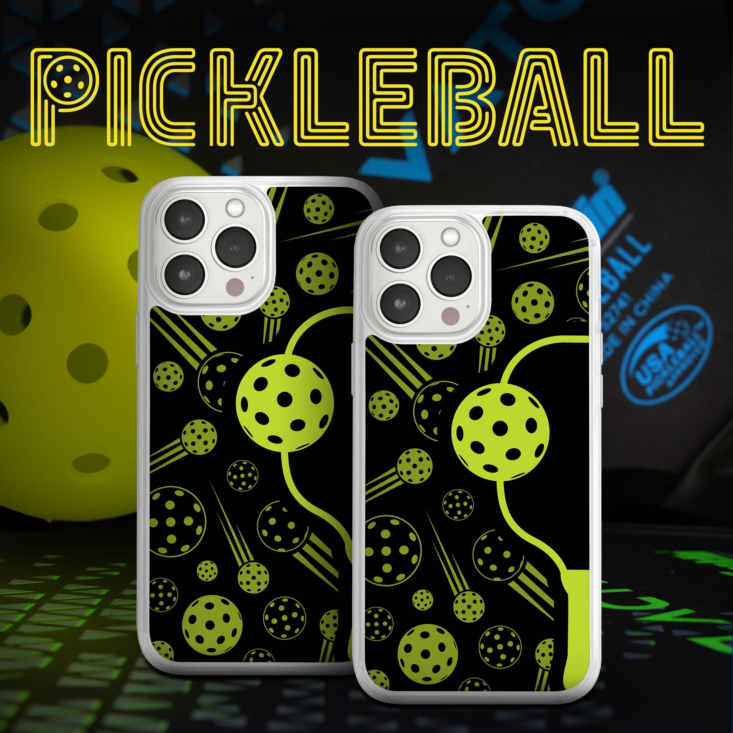 Pickleball HD Apple iPhone 12 Series Mag-Safe Phone Case