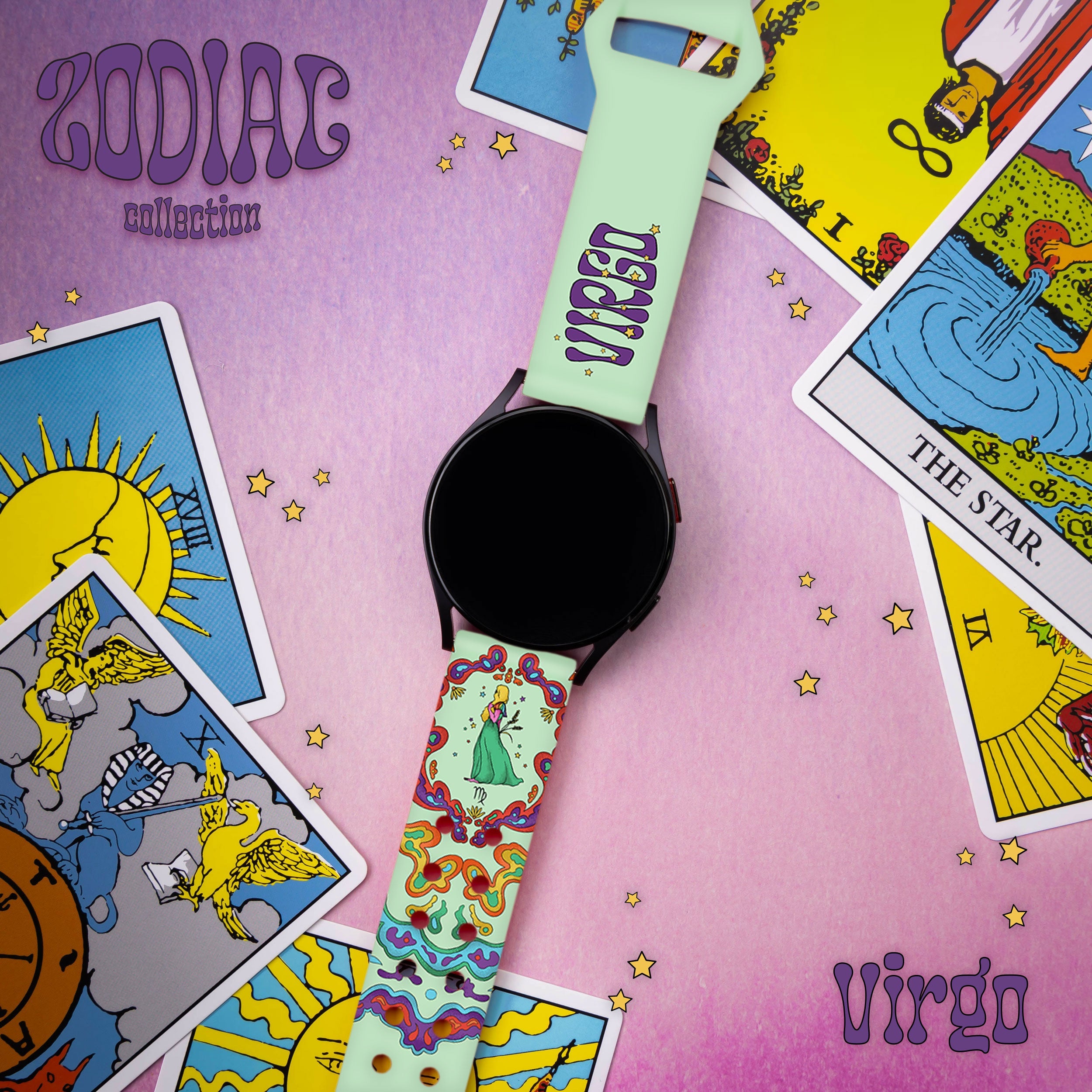 Zodiac Collection HD  Watchband for Samsung, Garmin, Fossil, and More