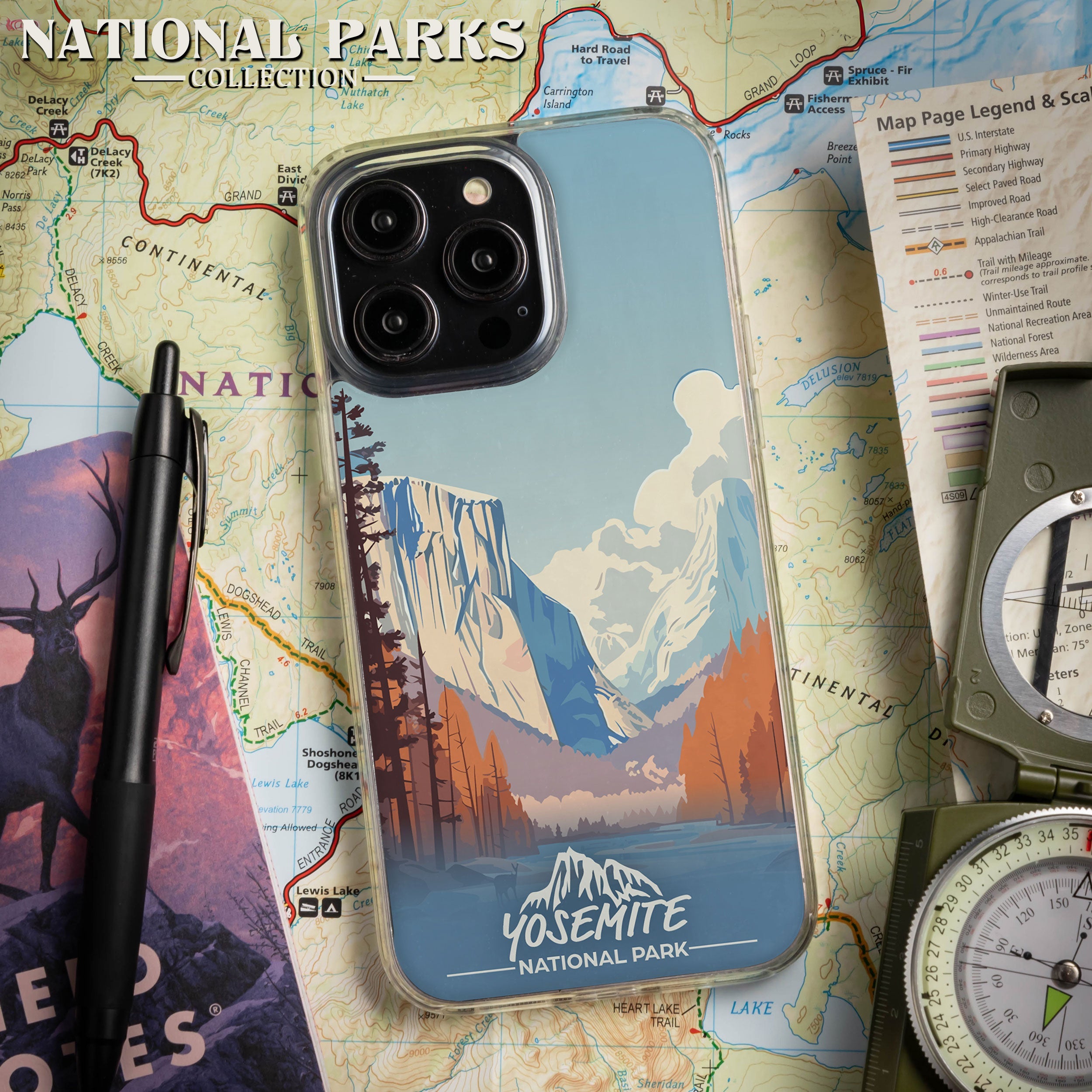 National Parks Yosemite HD Apple iPhone 13 Series Mag-Safe Phone Case