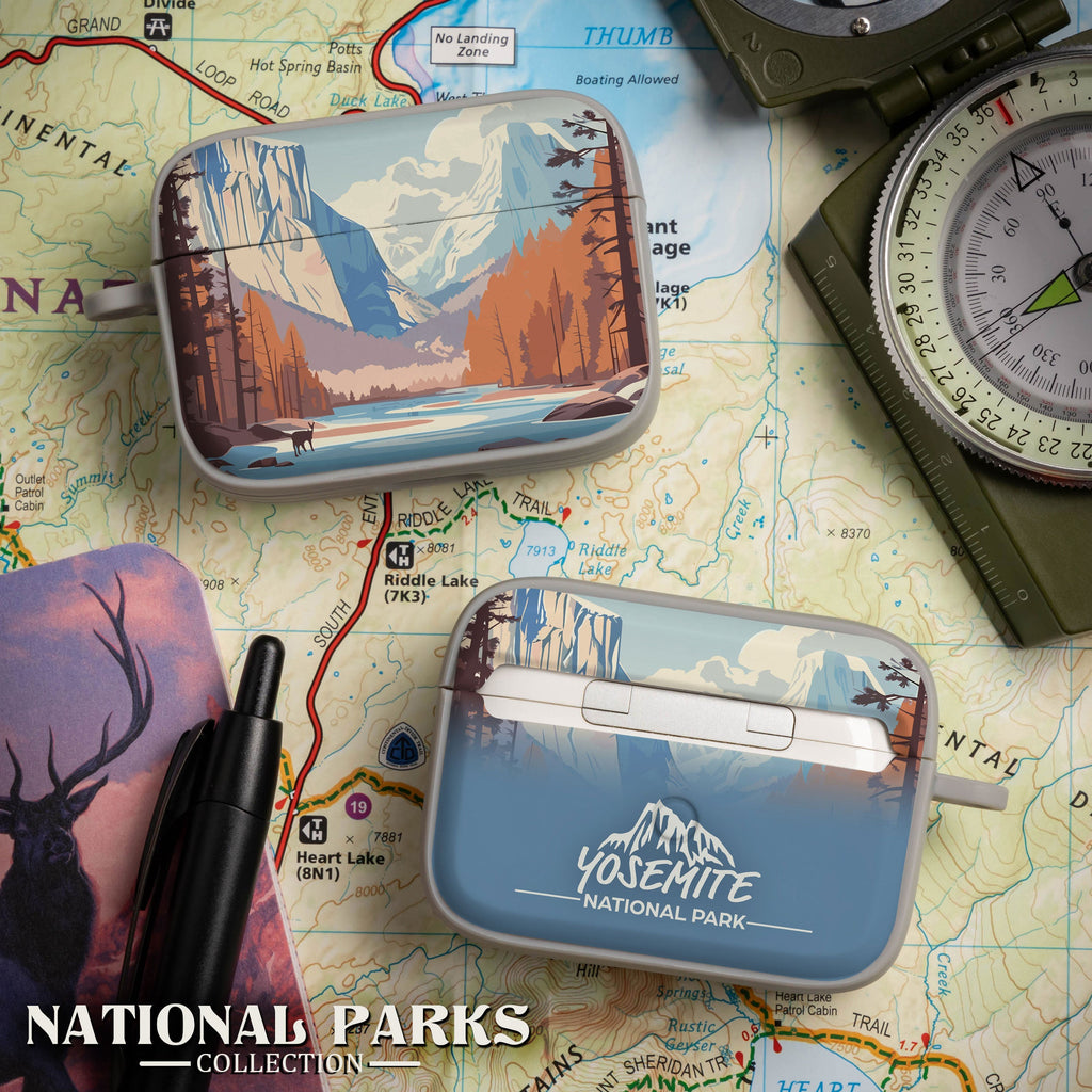 National Parks Yosemite HDX Apple Airpods Pro 1 & 2 Case Cover