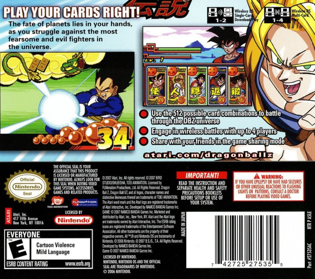 Dragon Ball Z: Harukanaru Densetsu – Nintendo DS (DS)